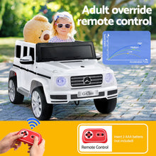 Load image into Gallery viewer, Kids Ride On Car Licensed G500 Electric Toys Horn Remote 12V White
