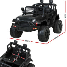 Load image into Gallery viewer, Rigo Kids Electric Ride On Car Jeep Toy Cars Remote 12V Black
