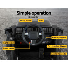 Load image into Gallery viewer, Rigo Kids Electric Ride On Car Jeep Toy Cars Remote 12V Black

