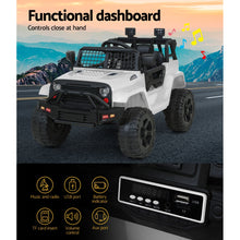 Load image into Gallery viewer, Rigo Kids Electric Ride On Car Jeep Toy Cars Remote 12V White
