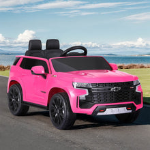 Load image into Gallery viewer, Kids Ride On Car Licensed Chevrolet Tahoe Electric Toys Horn Remote 12V Pink
