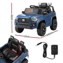 Load image into Gallery viewer, Kids Electric Ride On Car Toyota Tacoma Off Road Jeep Toy Cars Remote 12V Blue
