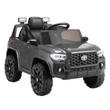 Load image into Gallery viewer, Kids Electric Ride On Car Toyota Tacoma Off Road Jeep Toy Cars Remote 12V Grey
