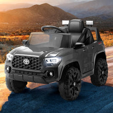 Load image into Gallery viewer, Kids Electric Ride On Car Toyota Tacoma Off Road Jeep Toy Cars Remote 12V Grey
