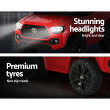 Load image into Gallery viewer, Kids Electric Ride On Car Toyota Tacoma Off Road Jeep Toy Cars Remote 12V Red
