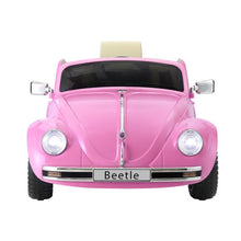 Load image into Gallery viewer, Kids Ride On Car Licensed Volkswagen Beetle Electric Toys Horn Remote 6V Pink
