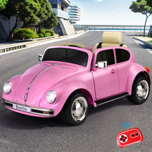 Load image into Gallery viewer, Kids Ride On Car Licensed Volkswagen Beetle Electric Toys Horn Remote 6V Pink

