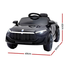 Load image into Gallery viewer, Rigo Kids Electric Ride On Car Toys Cars Horn Music Remote Control 12V Black
