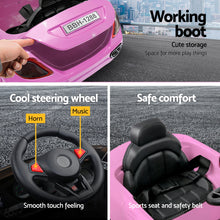 Load image into Gallery viewer, Rigo Kids Electric Ride On Car Toys Cars Headlight Music Remote Control 12V Pink
