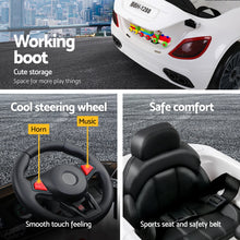 Load image into Gallery viewer, Rigo Kids Electric Ride On Car Cars Music Headlight Remote Control 12V White
