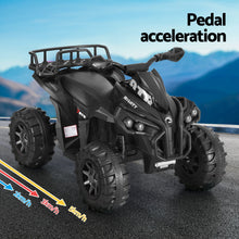 Load image into Gallery viewer, Rigo Kids Ride On Car ATV Quad Motorbike Storage Rack Electric Toys 12V Black
