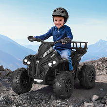 Load image into Gallery viewer, Rigo Kids Ride On Car ATV Quad Motorbike Storage Rack Electric Toys 12V Black
