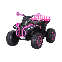 Load image into Gallery viewer, Rigo Kids Ride On Car ATV Quad Motorbike Storage Rack Electric Toys 12V Pink
