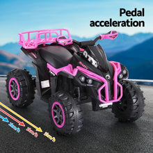 Load image into Gallery viewer, Rigo Kids Ride On Car ATV Quad Motorbike Storage Rack Electric Toys 12V Pink
