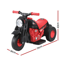 Load image into Gallery viewer, Rigo Kids Ride On Car Motorcycle Motorbike with Bubble Maker Electric Toy 6V Red
