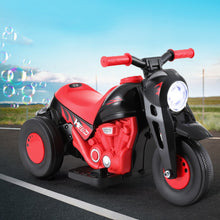 Load image into Gallery viewer, Rigo Kids Ride On Car Motorcycle Motorbike with Bubble Maker Electric Toy 6V Red
