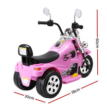 Load image into Gallery viewer, Rigo Kids Ride On Car Motorcycle Motorbike Electric Toys Horn Music 6V Pink
