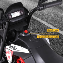 Load image into Gallery viewer, Kids Electric Ride On Car Motorcycle Motorbike Aprilia Licensed Dorsoduro 900
