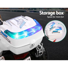 Load image into Gallery viewer, Rigo Kids Electric Ride On Patrol Police Car BMW-Inspired S1K 6V Battery White
