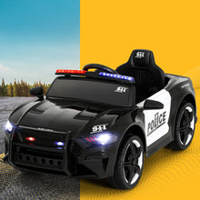 Load image into Gallery viewer, Rigo Kids Ride On Car Electric Patrol Police Cars Battery Powered Toys 12V Black
