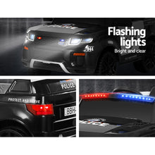 Load image into Gallery viewer, Electric Ride On Car Rigo Kids Patrol Police Ride On Cars Horn Music Remote Black
