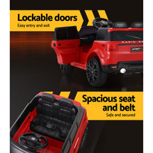 Load image into Gallery viewer, Rigo Kids Electric Ride On Car SUV Range Rover-inspired Cars Remote 12V Red
