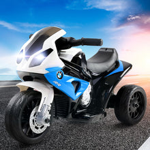 Load image into Gallery viewer, Kids Electric Ride On Car Police Motorcycle Motorbike BMW Licensed S1000RR Blue

