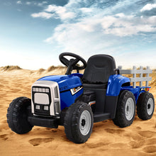 Load image into Gallery viewer, Rigo Kids Electric Ride On Car Tractor Toy Cars 12V Blue
