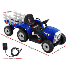 Load image into Gallery viewer, Rigo Kids Electric Ride On Car Tractor Toy Cars 12V Blue
