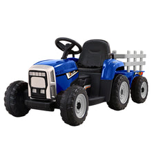 Load image into Gallery viewer, Rigo Kids Electric Ride On Car Tractor Toy Cars 12V Blue

