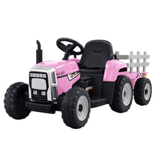 Load image into Gallery viewer, Rigo Kids Electric Ride On Car Tractor Toy Cars 12V Pink
