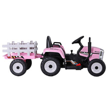 Load image into Gallery viewer, Rigo Kids Electric Ride On Car Tractor Toy Cars 12V Pink
