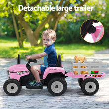 Load image into Gallery viewer, Rigo Kids Electric Ride On Car Tractor Toy Cars 12V Pink
