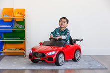 Load image into Gallery viewer, Mercedes-inspired Design Ride-on (Red) Electric Car with Parental Remote Control
