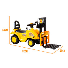 Load image into Gallery viewer, Kids Manual Forklift Ride-On with Working Mast Lift and Pallet
