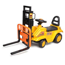 Load image into Gallery viewer, Kids Manual Forklift Ride-On with Working Mast Lift and Pallet
