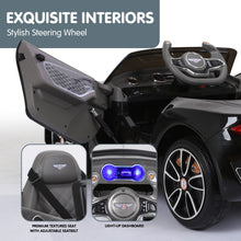 Load image into Gallery viewer, Kahuna Bentley Exp 12 Licensed Speed 6E Electric Kids Ride On Car Black
