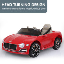 Load image into Gallery viewer, Kahuna Bentley Exp 12 Speed 6E Licensed Kids Ride On Electric Car Remote Control - Red
