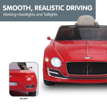 Load image into Gallery viewer, Kahuna Bentley Exp 12 Speed 6E Licensed Kids Ride On Electric Car Remote Control - Red
