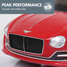 Load image into Gallery viewer, Kahuna Bentley Exp 12 Speed 6E Licensed Kids Ride On Electric Car Remote Control - Red
