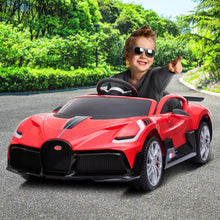Load image into Gallery viewer, Kahuna Licensed Bugatti Divo Kids Electric Ride On Car - Red

