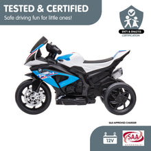 Load image into Gallery viewer, Kahuna Bmw Hp4 Race Kids Ride-on Motorbike In Blue
