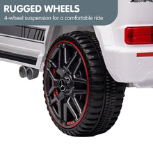 Load image into Gallery viewer, Kahuna Mercedes Benz AMG G63 Licensed Kids Ride On Electric Car Remote Control - White
