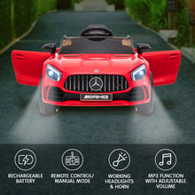 Load image into Gallery viewer, Kahuna Mercedes Benz Licensed Kids Electric Ride On Car Remote Control - Red
