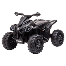 Load image into Gallery viewer, Kahuna GTS99 Kids Electric Ride On Quad Bike Toy ATV 50W - Black
