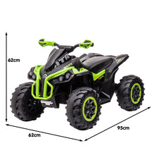Load image into Gallery viewer, Kahuna GTS99 Kids Electric Ride On Quad Bike Toy ATV 50W - Green
