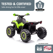 Load image into Gallery viewer, Kahuna GTS99 Kids Electric Ride On Quad Bike Toy ATV 50W - Green
