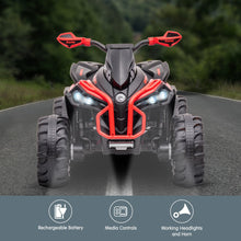 Load image into Gallery viewer, Kahuna GTS99 Kids Electric Ride On Quad Bike Toy ATV 50W - Red
