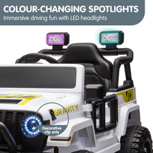Load image into Gallery viewer, Kahuna S619 Gravity Kids Electric Ride On Car - White
