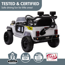 Load image into Gallery viewer, Kahuna S619 Gravity Kids Electric Ride On Car - White
